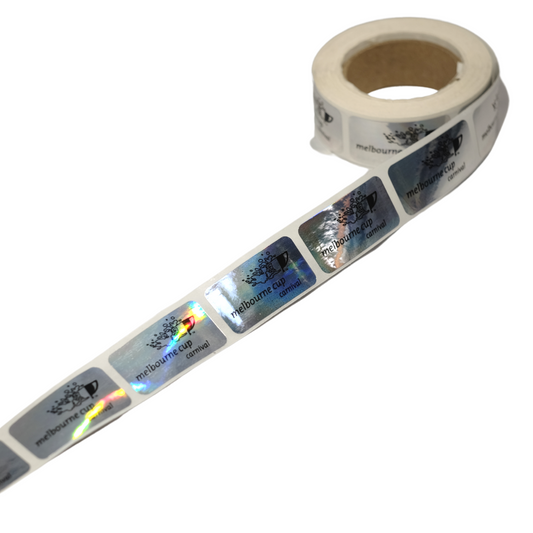 Foxcil Security Labels with hologram finish