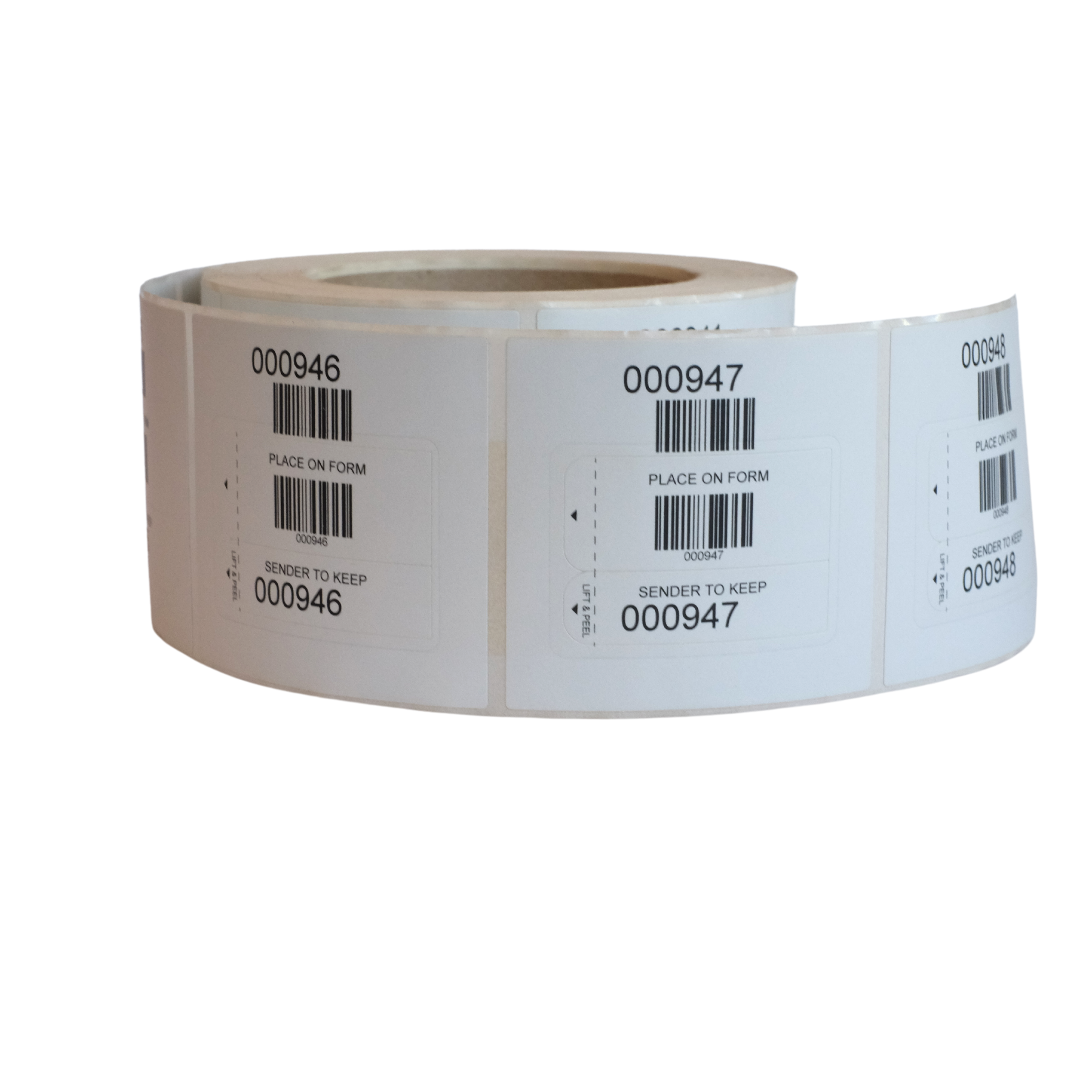 Custom printed labels with variable Barcodes – Foxcil