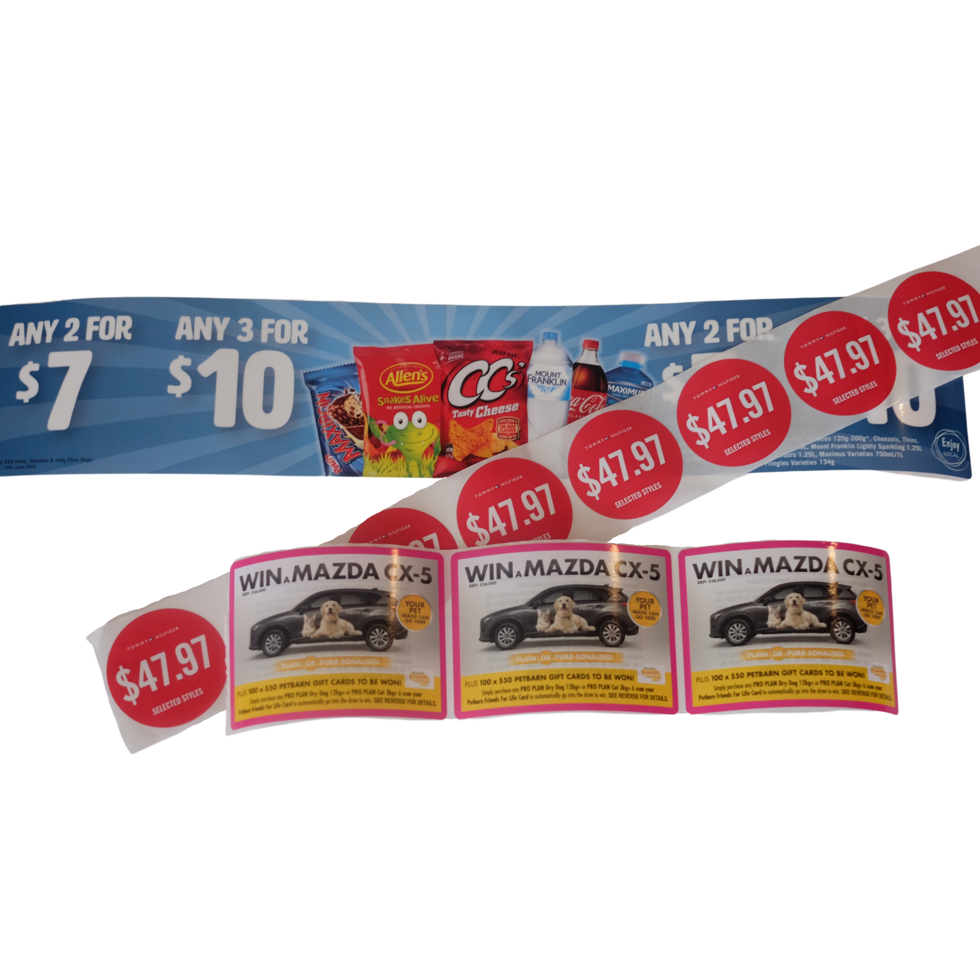 Commercial custom printed promotional marketing stickers – Foxcil